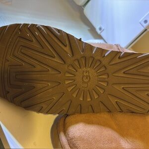 UGG Tan and Cream Sheepskin Boots